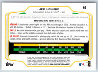 2014 Bowman Jed Lowrie #92