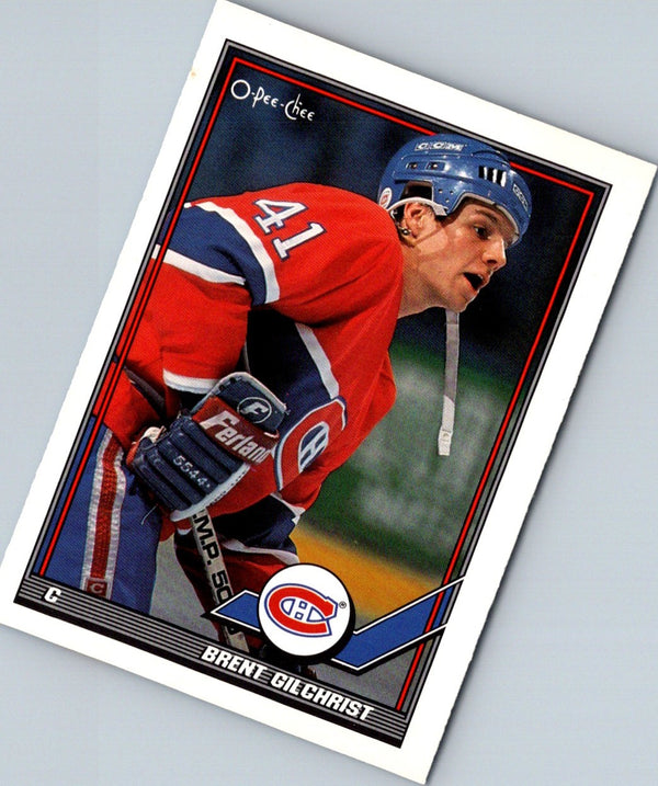 1991 O-Pee-Chee Brent Gilchrist #90