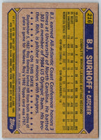 1987 Topps B.J. Surhoff #216 Rookie