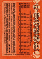 1988 O-Pee-Chee Mike Fitzgerald #386