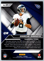 2019 Panini XR Marcus Mariota #27