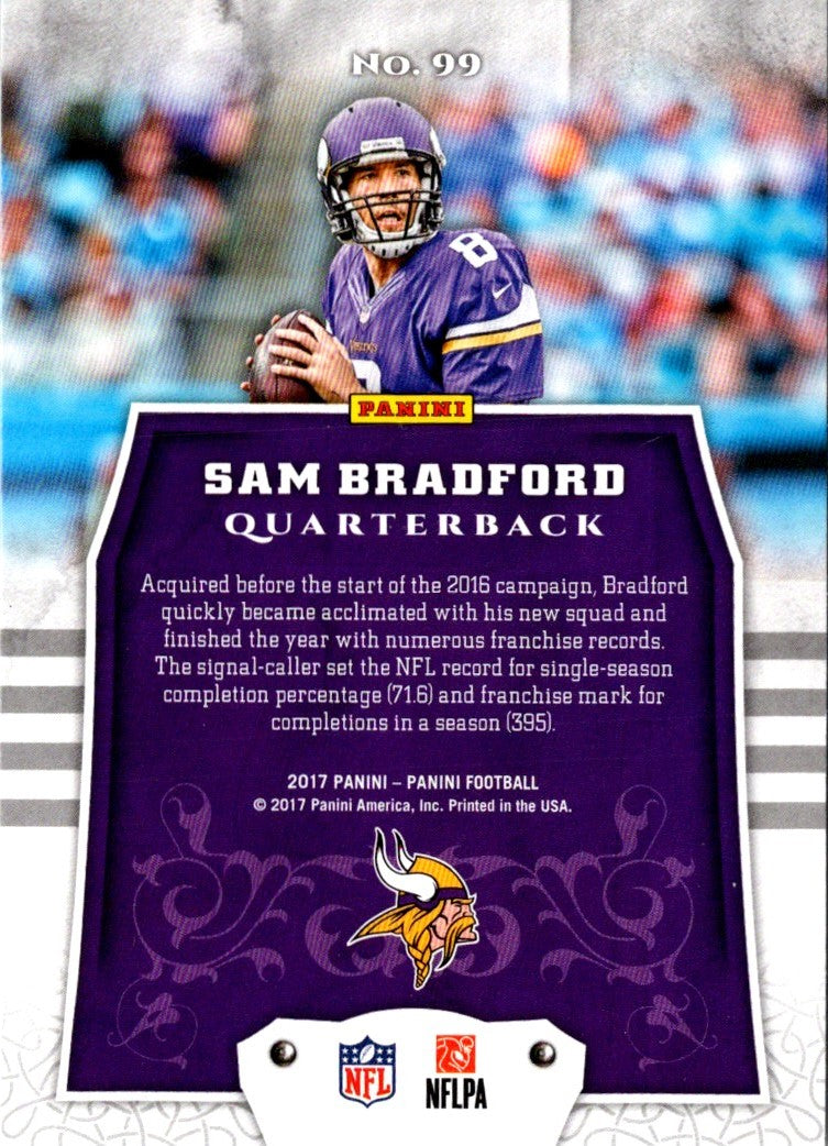 2017 Panini Sam Bradford