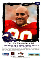1995 Score Derrick Alexander #254 Rookie