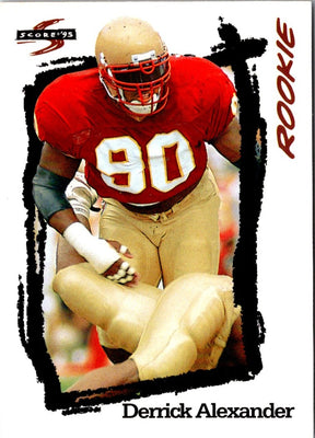 1995 Score Derrick Alexander #254 Rookie