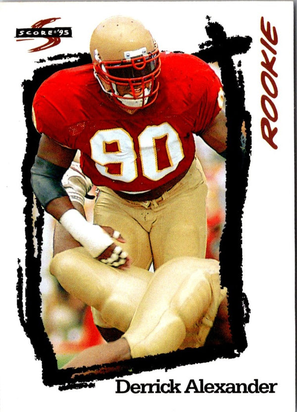 1995 Score Derrick Alexander #254 Rookie