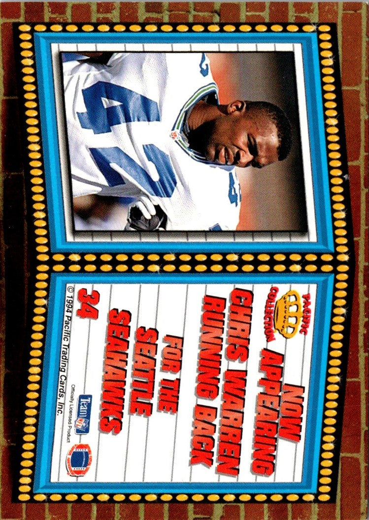 1994 Pacific Marquee Prisms Chris Warren