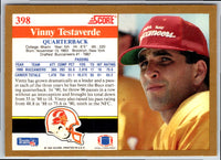 1991 Score Vinny Testaverde #398