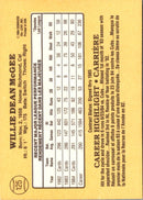 1985 Leaf Willie McGee
