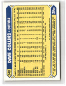 1987 Topps Tiffany Dave Collins