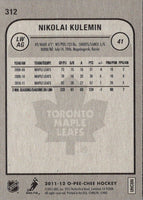 2011 O-Pee-Chee Nikolai Kulemin #312