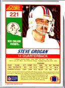 1990 Score Steve Grogan
