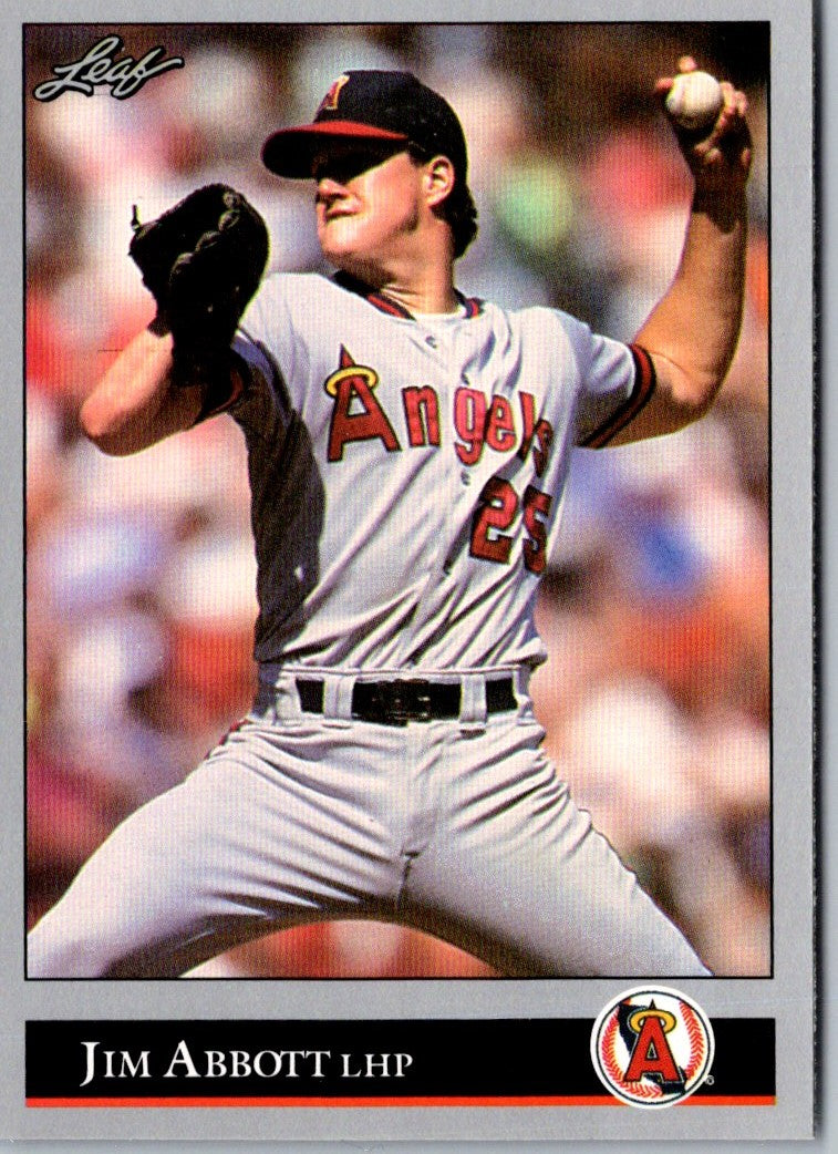 1992 Leaf Jim Abbott
