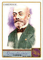 2011 Topps Allen & Ginter Glossy Factory Set L.L. Zamenhof #107 /999