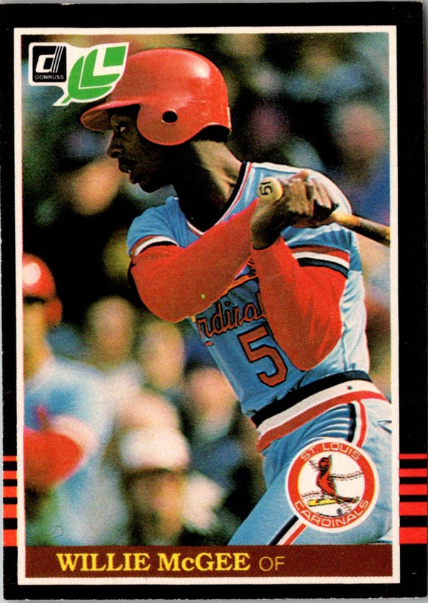 1985 Leaf Willie McGee #125