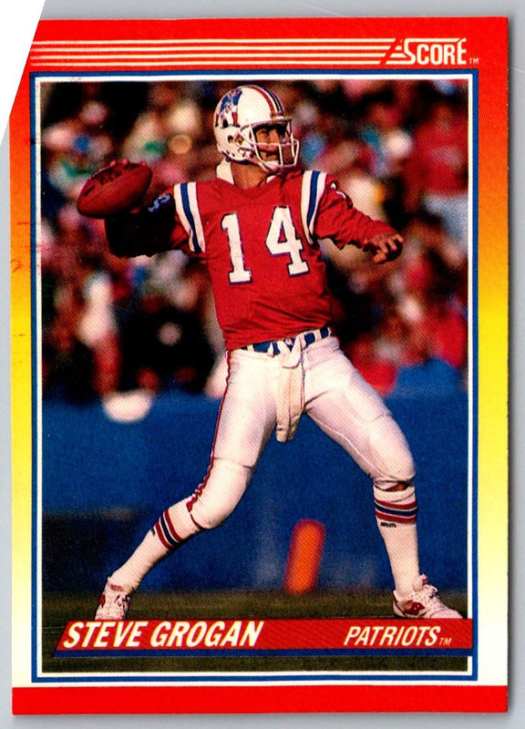 1990 Score Steve Grogan #221