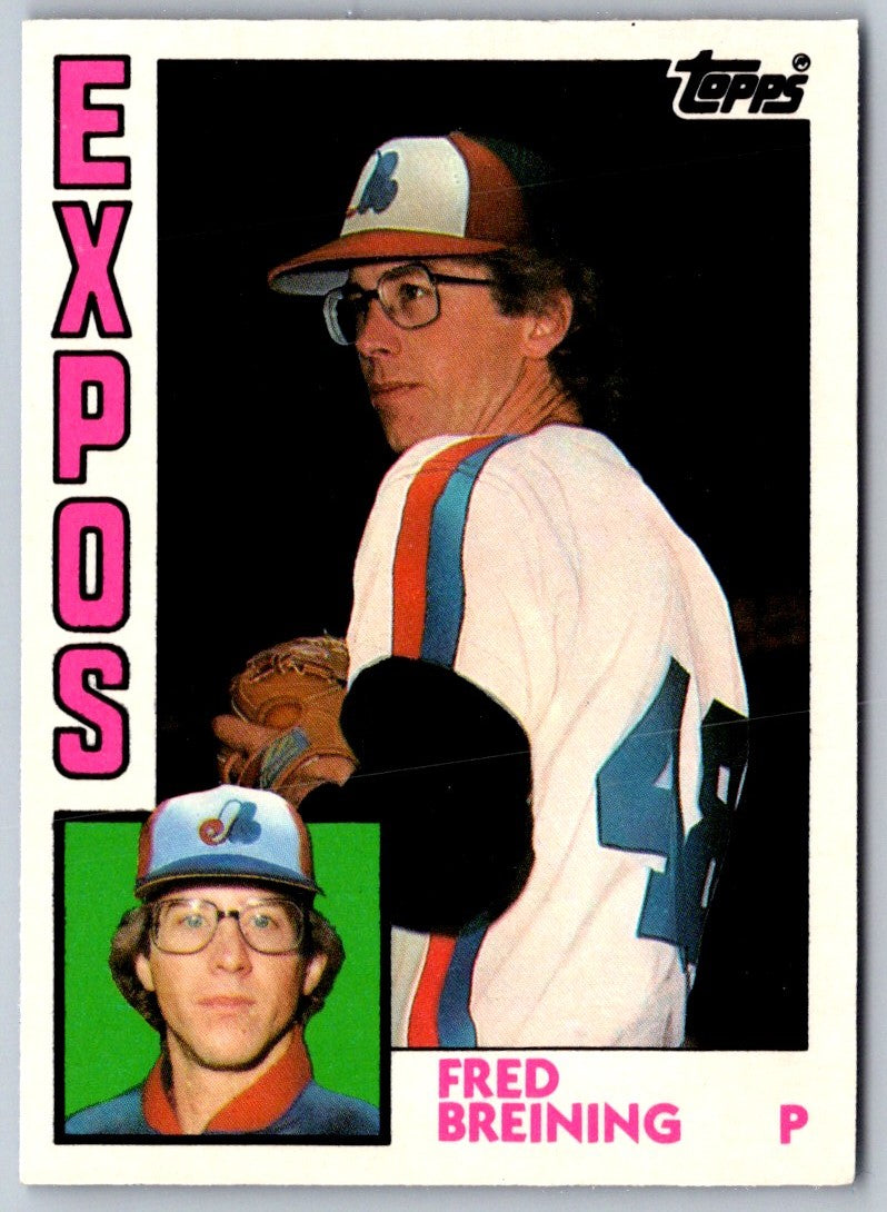 1984 Topps Traded Fred Breining