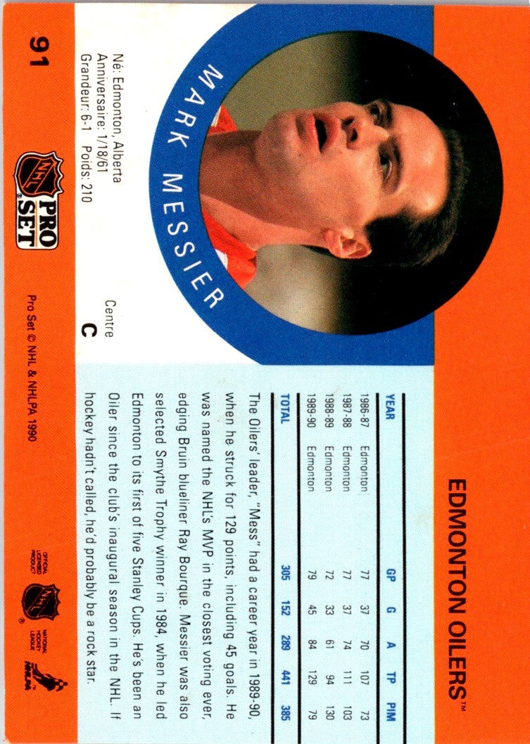 1990 Pro Set Mark Messier