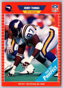 1989 NFL Proset Henry Thomas