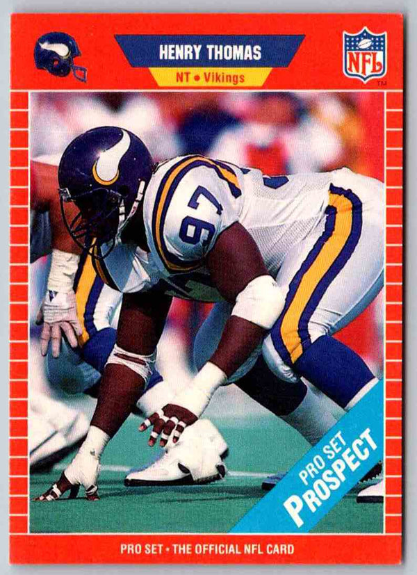 1989 NFL Proset Henry Thomas #530