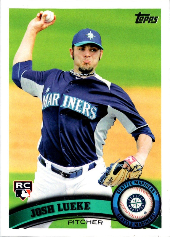 2011 Topps Josh Lueke #618 Rookie