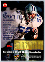 1997 Topps Stadium Club Football Jim Schwantz #277