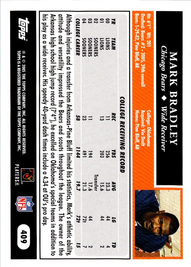 2005 Topps Mark Bradley