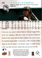 2008 Upper Deck First Edition Hanley Ramirez #121