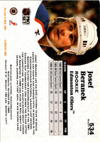 1991 Pro Set Josef Beranek #534 Rookie