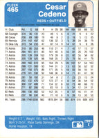 1984 Fleer Cesar Cedeno #465