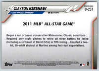 2020 Topps Update Clayton Kershaw #U-237