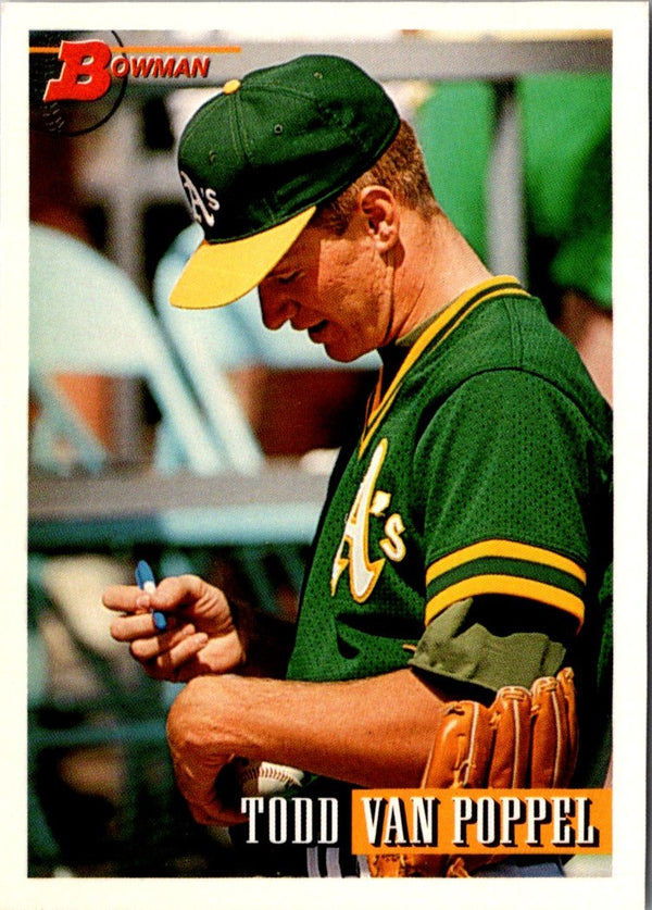 1993 Bowman Todd Van Poppel #681