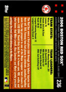 2007 Topps Boston Red Sox