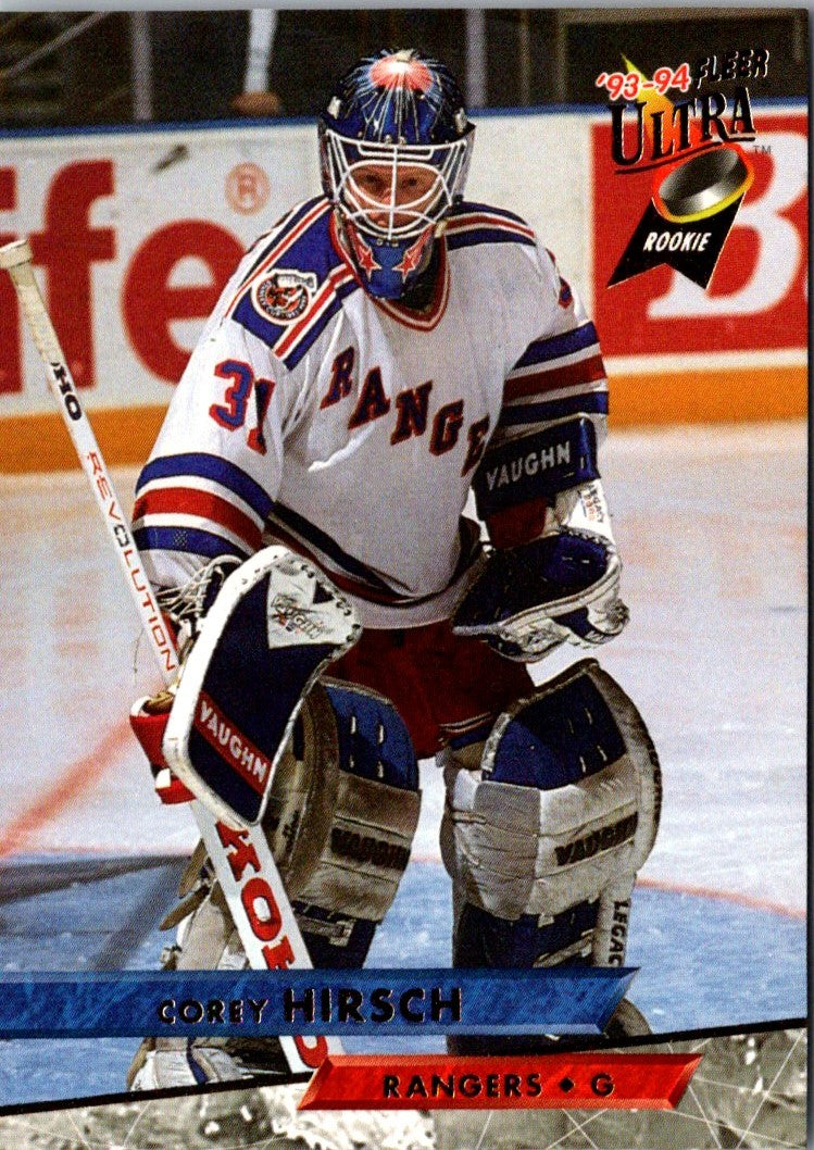 1993 Ultra Corey Hirsch