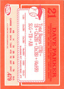 1990 Topps Hills Hit Men Dave Parker