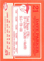 1990 Topps Hills Hit Men Dave Parker #21