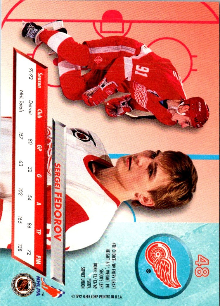 1992 Ultra Sergei Fedorov