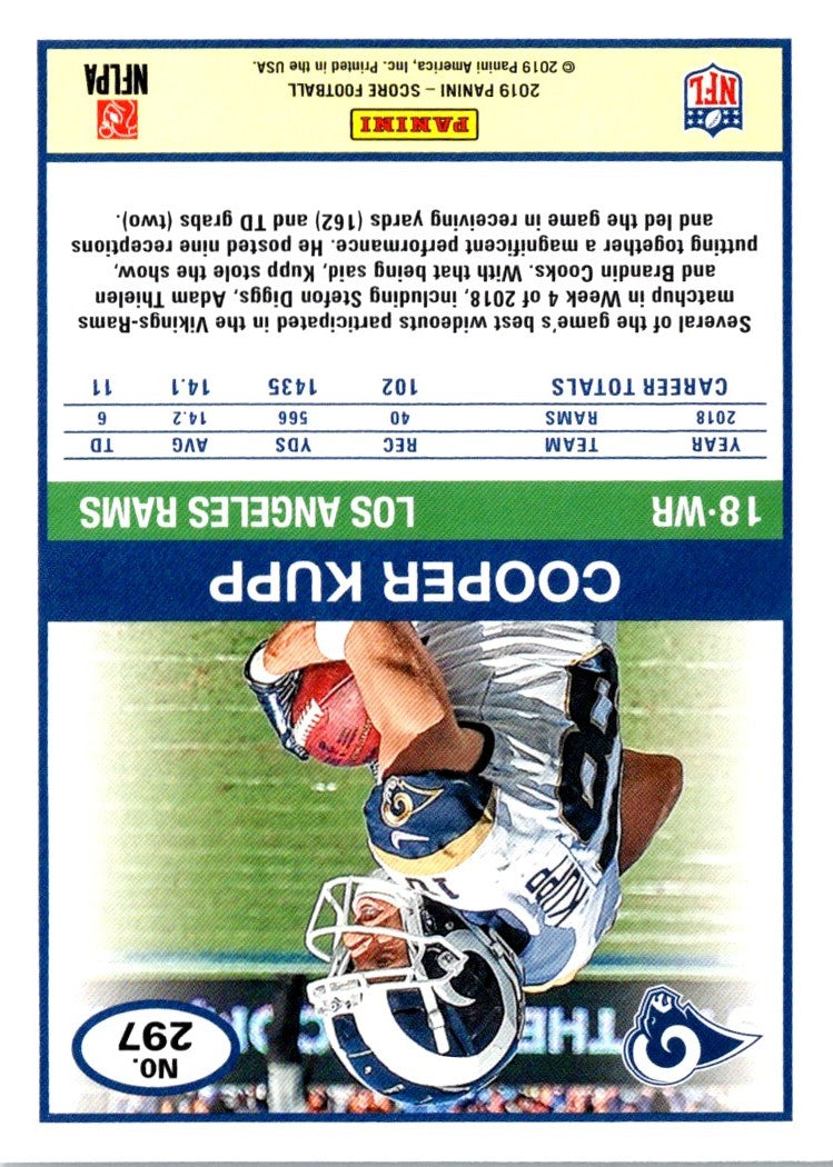 2019 Score Cooper Kupp