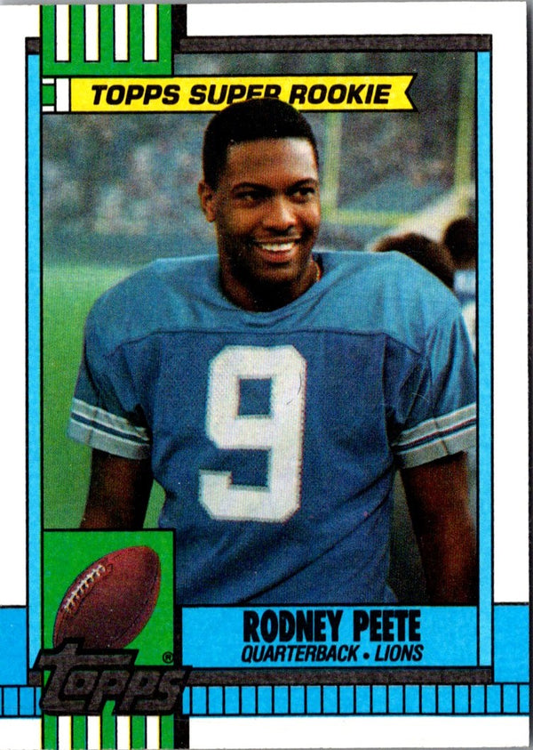 1990 Topps Rodney Peete #351