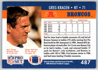 1990 Proset Greg Kragen #487