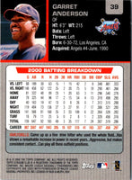 2001 Stadium Club Garret Anderson #39