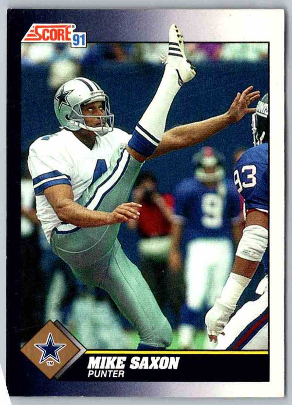 1991 Score Mike Saxon #508