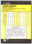 1986 Fleer Chris Bando