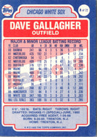 1989 Topps Bazooka Dave Gallagher #8