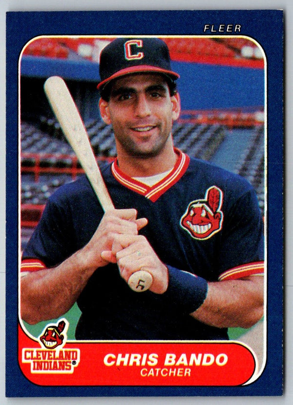 1986 Fleer Chris Bando #579