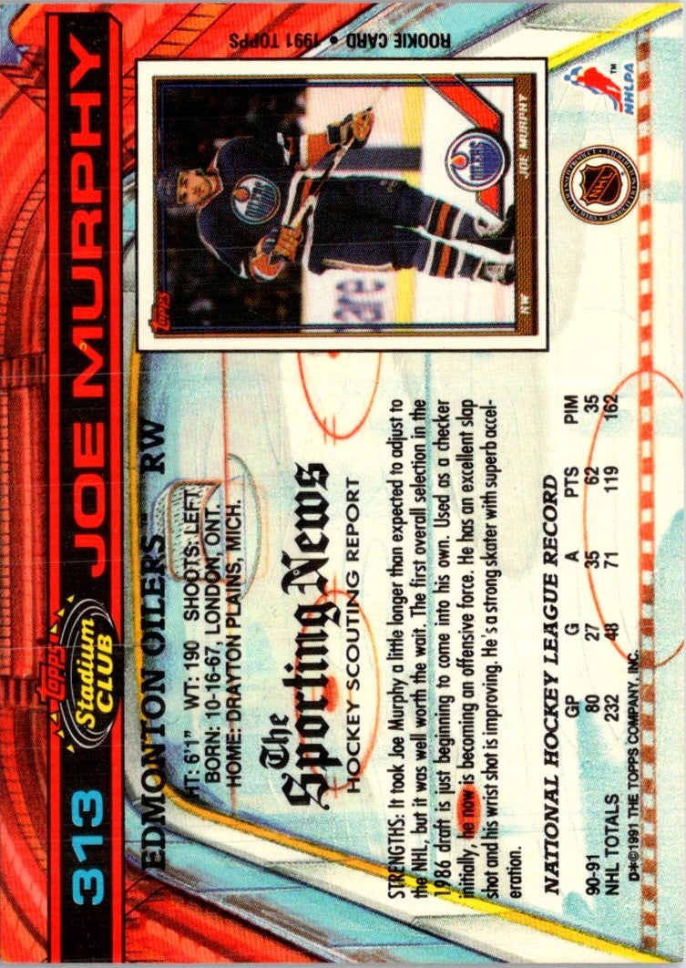 1991 Stadium Club Joe Murphy
