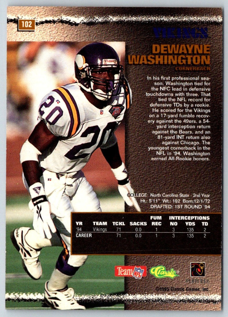 1995 Pro Line Dewayne Washington