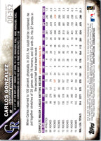 2016 Topps Opening Day Carlos Gonzalez #OD-152