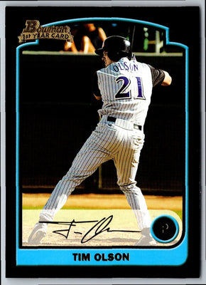 2003 Bowman Tim Olson #274 Rookie