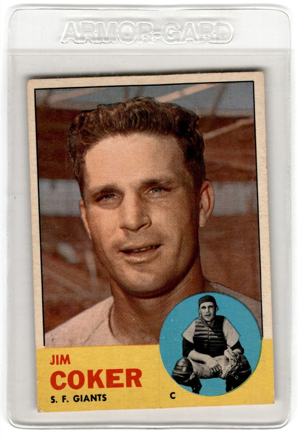 1963 Topps Jim Coker #456 VG-EX