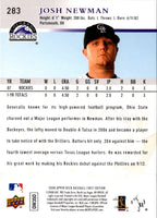 2008 Upper Deck First Edition Josh Newman #283